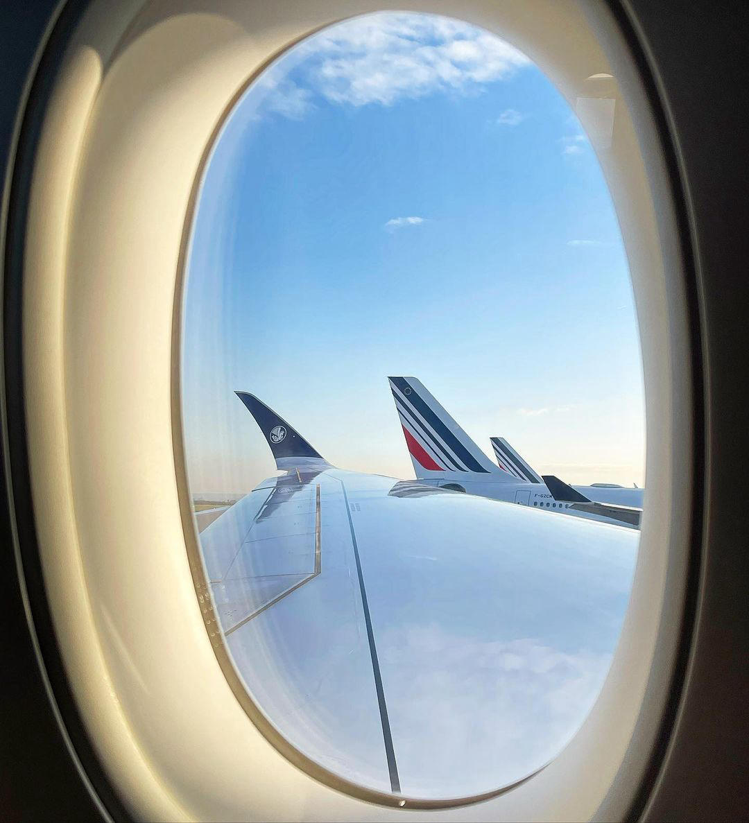 Air France - Le soleil hivernal illumine nos cabines