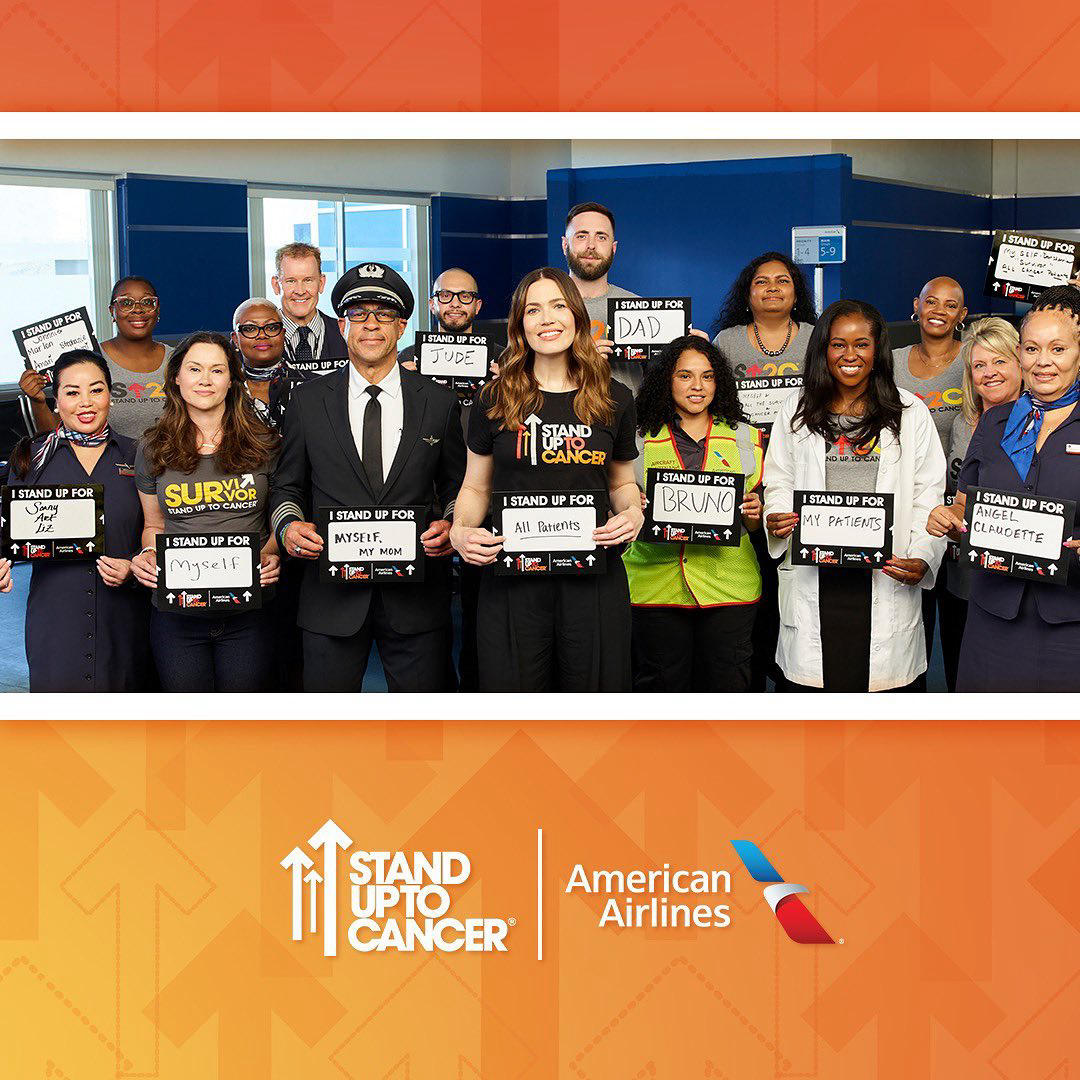 image  1 American Airlines - We stand together for all those affected by cancer