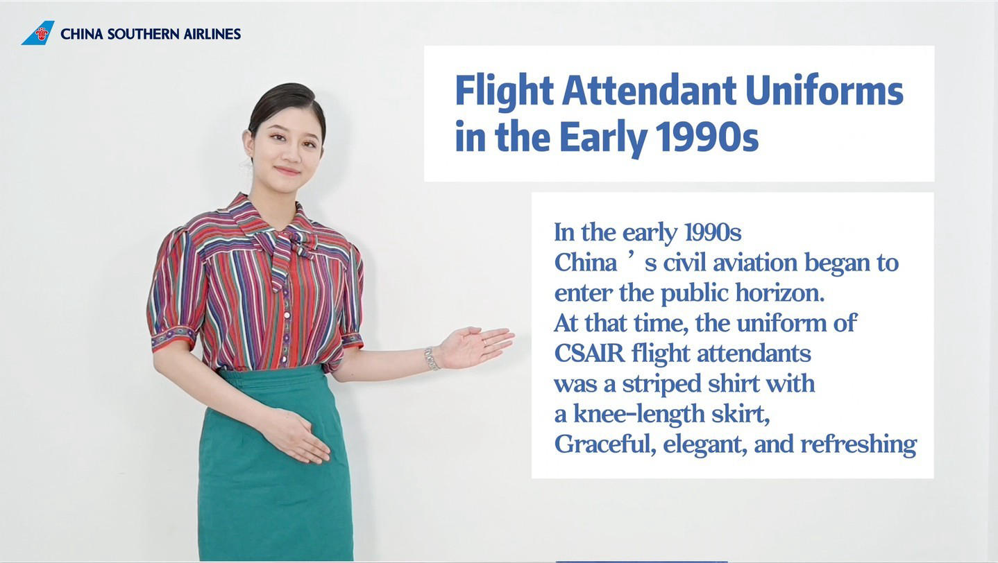 China Southern Airlines - What has been the “evolution” of flight attendant uniforms at China Southe