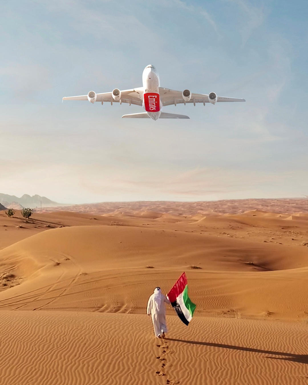 image  1 Emirates - Our pride in the UAE will always soar high, along with our hopes and dreams for its futur