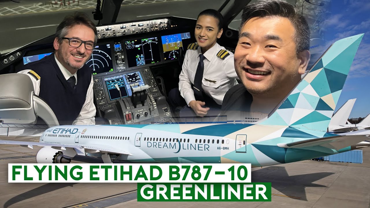 image 0 Etihad B787-10 Greenliner Special Sustainable Flight - Can Flying Go Green?