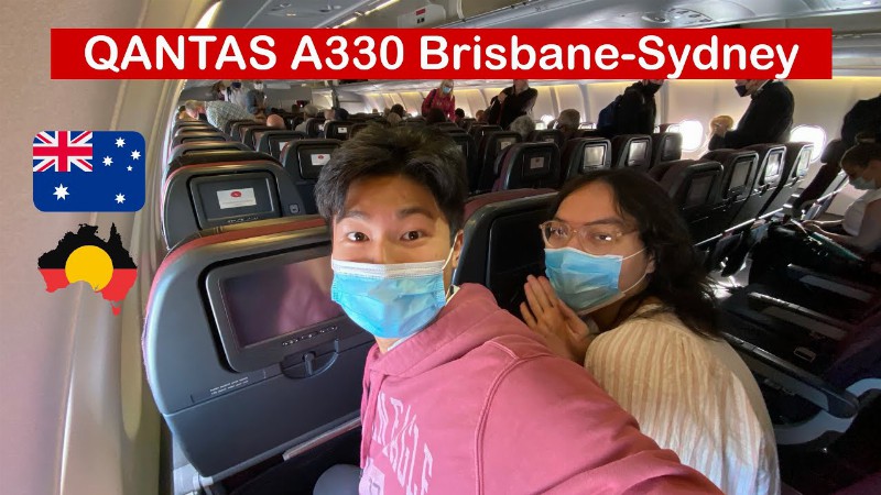 image 0 Flying Qantas A330 On A Short Domestic Flight (economy Class)