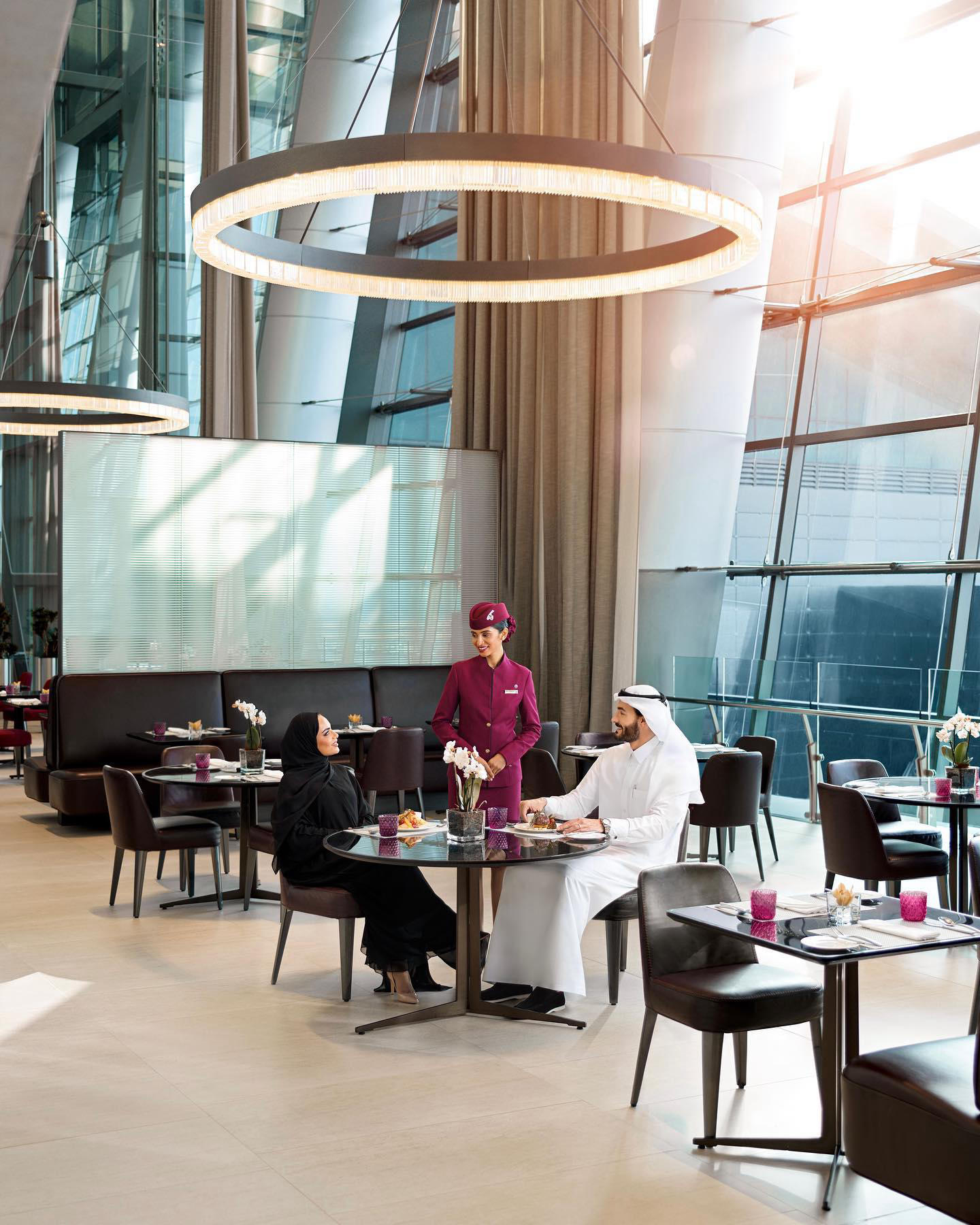 Private shopping, exquisite dining and complete tranquility make Al Safwa First Lounge a truly unriv