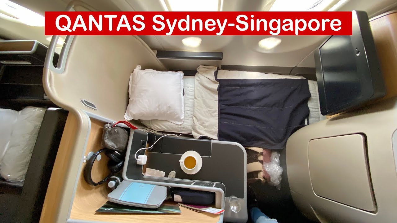 image 0 Qantas Vtl Flight To Singapore: A330-300 Business Class