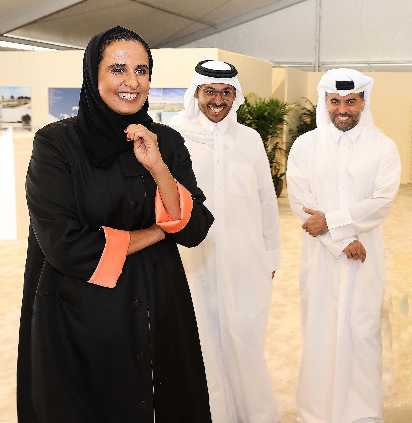 image  1 Qatar Airways - Her Excellency Sheikha Al Mayassa Bint Hamad Al Thani, the Chairperson of Qatar Muse