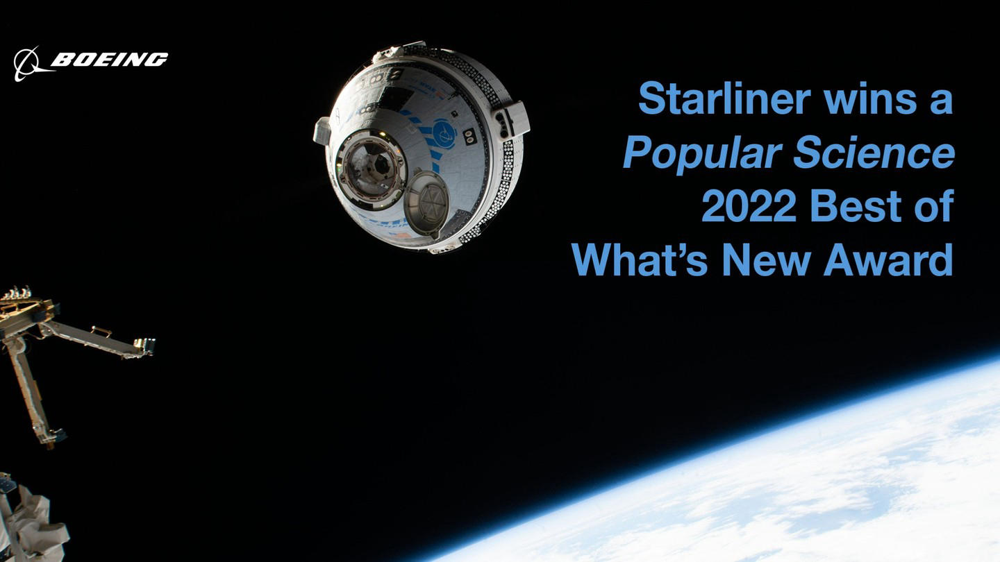 image  1 The Boeing Company - Topping off the end of an incredible year, #Starliner is being honored with a 2