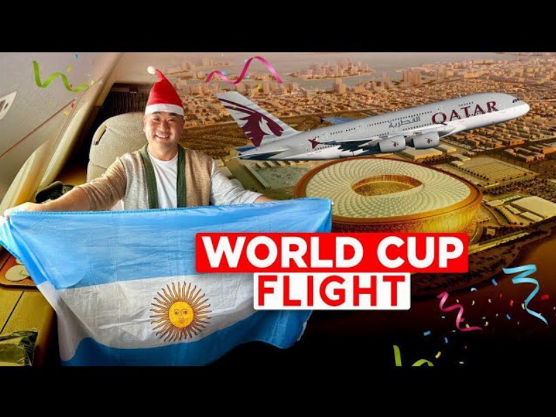 image 0 World Cup Fever - Qatar Airways A380 First Class Flight